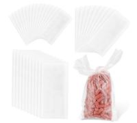 200 Pièces Sac PVA Soluble pour Pêche Pva Carpe Peche Carpe Sac de Peche pour Dissoudre Les Appâts pour Poissons, les Appâts en Granulés, les Appâts pour Carpes, 50 x 100 mm, 70 x 100 mm, 70 x 150 mm