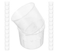 200 Pièces Tasse à Mesurer en Plastique 15ml, Graduée | Design Transparent, Marquages Clairs, Mélange Précis de Petites Quantités, pour Peintures, Pigments et Teintures