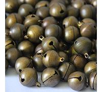 200 Pièces Vintage Petite Cloche，6MM Petites Clochettes Clochette Vintage en Bronze d'Époque Noël Jingle Bells Petite Cloche Métallique，pour la Décoration de la Maison Noël Mariage (6MM)