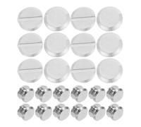 200 Pièces Vis à Rivet une Fente Écrou à Rivets Réutilisables | Fixation Polyvalente pour Reliure de Livres, Archivage de Documents, Usage Domestique, Surface Lisse Raffinée