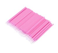 200 pinceaux Mascara applicateur de cils, micro applicateur, brosse à tampon de coton, mascara, mascara, applicateur de rouge à lèvres, brosse de maquillage (rose)