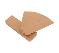 200 pochettes de marque-pages en kraft, porte-marque-pages vierges à faire soi-même, couvertures de marque-pages en papier kraft brun avec support stable, idéales pour l’artisanat