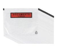 200 pochettes d'expédition autocollantes A5 transparentes Transparent G