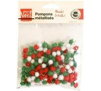 200 pompons - Métallisés - 0,8 cm NA G