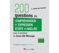 200 questions de comprehension et expression ecrite en anglais pour s'entrainer Claire Ryan (Auteur), Nigel Bath (Auteur)