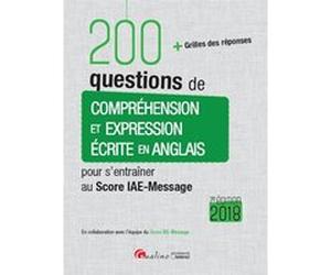 200 questions de comprehension et expression ecrite en anglais pour s'entrainer Claire Ryan (Auteur), Nigel Bath (Auteur)