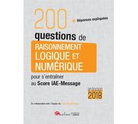 Collectif – 200 questions de raisonnement logique et numérique pour s'entraîner