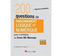 200 questions de raisonnement logique etnumerique pour s'entrainer BASSEUR M. (Auteur), Grégory Vermeersch (Auteur)