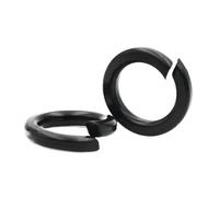 200 Rondelles Élastiques De Blocage Fendues En Acier Inoxydable 304 Noir, Tailles M2, .5, M3, M4, M5, M6, M8, M10, M12, M16 Et M24(M4 (100pcs))