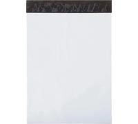 200 sachets d'expédition en plastique autocollants | 200 x 350 mm Sachets d'expédition avec fermeture autocollante | 20 x 35 cm Sachets d'expédition opaques en plastique pour vêtements et textiles