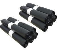 200 Sacs Poubelle Grande Capacité 110L - Lien de Fermeture, Ultra Résistant, Anti-Fuites, Noir Opaque - 10 Rouleaux de 20 sacs