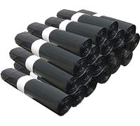 200 Sacs Poubelle Grande Capacité 110L - Lien de Fermeture, Ultra Résistant, Anti-Fuites, Noir Opaque - 20 Rouleaux de 10 sacs