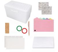 200 Sheets Le Papier De Note À Double Bloc-notes Comprend 150sheets Carte Autocollant Diviseur Classe