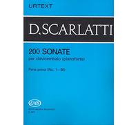 200 Sonate per clavicembalo (pianoforte) 1 Parte prima (No. 1-50)