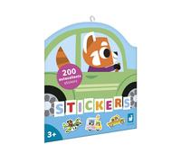 200 stickers en planches les véhicules multicolore TU