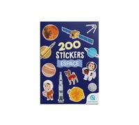 200 stickers - Espace - Bruno Wennagel - Quelle Histoire - broché - Document jeunesse
