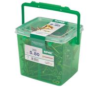 200 vis à bois à tête fraisée PZ Spax Yellox 5 x 80mm