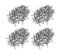 200 vis auto-perceuses à tête fraisée en acier inoxydable, jeu de fixations de 13 mm, conception à filetage complet pour le bois et le métal, acier inoxydable 304 avec rangement fa (Mch. 2-18)