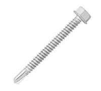 200 vis autop. acier zingué blanc - tête hexagonale - Ø6,3x38mm - SCELL-IT - EX-94704163038