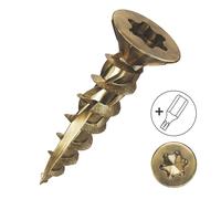 200 vis polyvalentes à tête fraisée TX avec embout de vissage Turbo 3x30mm