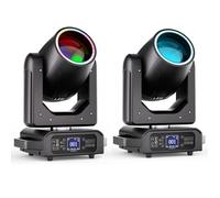 200 W Lyre LED -UKING- 7+1+demi-couleur, roue de gobos 11+1+ arc-en-ciel -DMX512, modes auto, maître/esclave, sonore- pack de 2