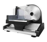 200 W Slicer de fromage à viande surgelée, trancheuse de viande commerciale, trancheuse électrique, avec interrupteur de sécurité, lame de diamètre de 190 mm, ajustement d'épaisseur de 0 à 15 mm, adap