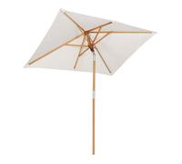200 x 150 cm, parasol de jardin rectangulaire, protection UV 50+, crème