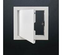 200 X 200 mm Porte De Révision À Pression En Aluminium avec Fermeture À Pression Blanc Trappe D'inspection pour Un Accès Rapide À La Plomberie, Panneau D'accès Métallique(200x200mm)