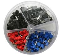 200 x TWIN Assortiment d'embouts - isolés Section 0,75-2.5mm² Longueur 8mm