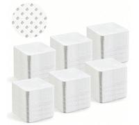 2000/1000/200 pièces Tampons de retrait de vernis à ongles professionnels inodores sans peluches, lingettes de nettoyage de gel UV, outils de nettoyage de préparation et de finition de manucure (blanc