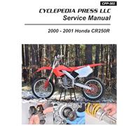 2000-2001 Honda CR250R Cyclepedia Motorcycle Service Manual
