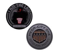 2000 AD Judge Dredd Mega-City One Édition Limitée Pièce Souvenir Gravée