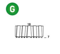 2000 AGRAFES MINI-CROCO WM-07 / 18 - ASLAFIX - 6WM071