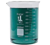 2000 ml Bécher, forme basse Gryphon, borosilicate 3.3 Verre, dégradé, 500 Scientifique