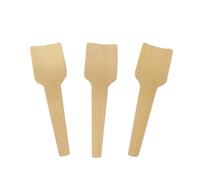 2000 petites cuillères en bois à glace 70 mm