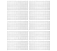 2000 Pièces Étiquette de Prix Autocollante en Papier, Rectangle | Surface Écrivable, Espace Large pour Notes, Affichage Retail, Gestion des Stocks, Bracelets et Montures