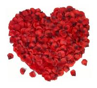 2000 pièces pétale de Rose forme naturelle couleur 3 dimensions motif artificiel rouge pétale de Rose décoration