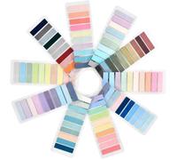 2000 Pièces Post it Marque Page,10 Styles Livre Marque Page Adhesif,Autocollant pour Étiquettes Onglets Séparateur Guides D'index