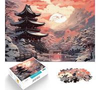 2000 pièces pour Cadeaux pour Adultes Paysage Japonais Fabriqué en Carton pour Les 14 Ans et Plus Jouet éducatif pour Apprendre Cadeaux pour Les Amis et la Famille。Taille:70x100cm/27.5x39.3pouce