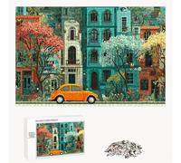 2000 Pièces Puzzle Adulte - Fabrication en Bois Robuste (Pièces Standards) - Ville & Voiture - 75 x 105 cm - Décoration Murale et Détente - Article de Loisir Créatif pour Les 14 Ans et Plus P3#149