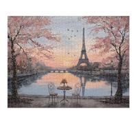 2000 Pièces Puzzle Adulte Paris & Rose Puzzle en Bois Robuste 1T#659