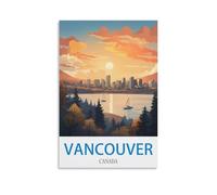 2000 pièces Puzzle Vancouver Canada Casse-tête 2000 pièces Puzzle en Papier Enfants Adultes Jouets d’Apprentissage Jeu de décompression familiale 70x100cm