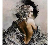 2000 pièces Puzzles pour adultes enfants - Jouet de puzzle femme dos nu, oeuvre d'art grande taille 70x100cm