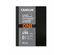 [200005569] CANSON Bloc Croquis ARTBOOK ONE Format A4 196 Pages 100g Noir