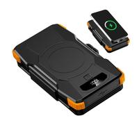 20000mah Solar Power Bank with Wireless Charging, Foldable Solar Charger