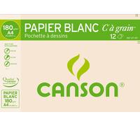 [200027107-3] CANSON Lot de 3 Pochettes de 12 Papier à dessin "C" à grain for...