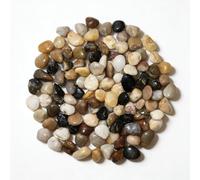 2000g Galets Naturelsdecoratif Poli, 1-3 cm Petit Cailloux Decoratif pour Plante, Galets de Rivière Pierres Polies Décoratives Naturelles pour Aquarium Vase Jardin Plantes (Multicolore, 1-3 cm)
