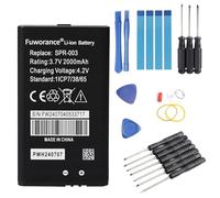 2000mAh 3.7V Batterie pour Nintendo 3DS XL, New 3DS XL, 3DS LL pour Switch | SPR-003 Console de Jeu Batterie Li-ION de Remplacement avec des Outils de Réparation