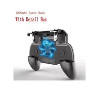 (2000mah) Gaming L1 R1 Control Joystick compatible for Android iPhone Phone Gamepad PUBG Controller Mobile Trigger Joypad Game Console Pad Cellular