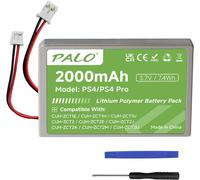 2000mah Ps4 Batterie De Rechange Pour Manette Sony Ps4/Ps4 Pro/Ps4 Slim Ps4 Dualshock 4 Cuh-Zct1e Cuh-Zct1h Cuh-Zct1u Cuh-Zct2 Cuh-Zct2u (1pcs)